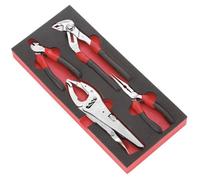 Module en mousse pour 4 pinces - FACOM - Pince multiprise, bec 1/2 rond, coupante diagonale, étau