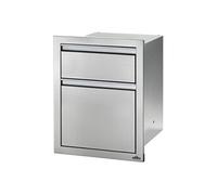 Module encastrable 2 tiroirs inox l50 x P59,5 x H70,5 cm - Napoleon G