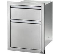 Module encastrable 2 tiroirs inox l50 x P59,5 x H70,5 cm - Napoleon G