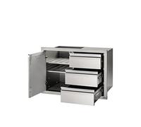 Module encastrable 3 tiroirs + 1 porte pour cuisine d'extérieur Napoleon