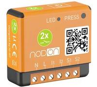 NodOn Module éclairage EnOcean 2 canaux 2x5A – Va-et-vient sans fil – Compatible Home Assistant