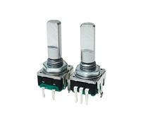 Module encodeur 5 Pièces 360 Rotation EC12 Commutateur D'encodeur Lisse Sans Sensation D'amortissement De Positionnement 15MM/20MM Longueur De L'arbre D'impulsions(20MM)