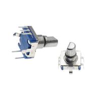 Module encodeur 5 Pièces EC11 Codeur Rotatif Commutateur De Code 20 Positions Avec Interrupteur 5 Broches Longueur De Poignée 12.5mm Type Demi-arbre