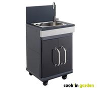 Cook'in Garden - Meuble D'appoint Evier Fidgi Noir