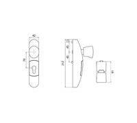 Module extérieur 3600 fixe - Argent
