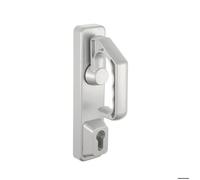 JPM Poignée rotative PR2E pour serrure antipanique Gris aluminium métallisé profil européen