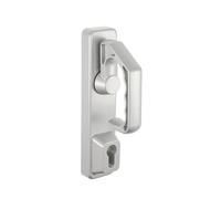 JPM Poignée rotative PR2E pour serrure antipanique Gris aluminium métallisé profil européen