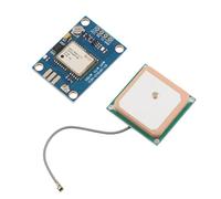 Module GPS NEO-8M avec antenne, carte de contrôle de vol à taux de bauds 9600 pour Arduino, indicateur LED et prise en charge de l'alimentation