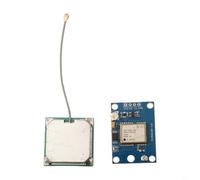 Module GPS NEO6M 3 V 5 V pour Arduino avec antenne, indicateur de signal LED, batterie de sauvegarde de données, compatible avec les systèmes de contrôle de vol
