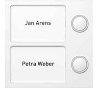 Module interphone portier 2 Touches, Blanc, 1875270 Blanc