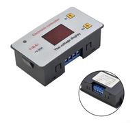 Module interrupteur de coupure basse tension 12 V pour protection de batterie - Contrôleur de déconnexion sous-tension réglable, 20 A, indicateur LED, 79 x 43 x 39,5 mm