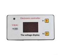 Module interrupteur de coupure basse tension pour batterie 12 V avec seuil de mise en marche/arrêt, contrôle de charge 20 A, indicateur LED, pour batteries plomb-acide/Li-ion 12 V