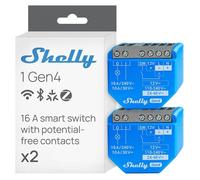 Module Interrupteur - SHELLY - Shelly 1 Gen4 - Zigbee, Wi-Fi - 16A - Compatible Alexa, Google