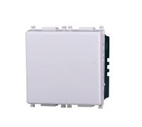 MODULE INTERRUPTEUR UNIPULAIRE 2P 16A 250V BLANC COMPATIBLE VIMAR PLANA - ETTROIT