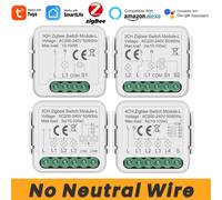 Module Interrupteur ZigBee Tuya Sans Neutre 1-4CH 230V Alexa Google Smart