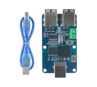 Module isolateur USB 4 ports ADUM3160 2500 V Protection contre le bruit Hub USB industriel pour prévention des boucles de terre 7,3 x 3,7 cm (avec câble)