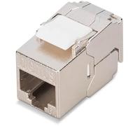 Digitus Module Keystone court RJ45 (8P8C) Cat.6A blindé sans outil acier 28 mm