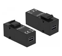 Module Keystone - DELOCK - 86377 - mini-DisplayPort - Entrée modulaire - Noir