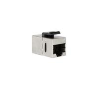 Module Keystone LogiLink NK4029 RJ-45 plat argent 14.5x33x22.4mm pour câblage réseau structuré