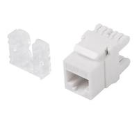 Module Keystone RJ45-LSA - LANBERG - Cat.5E - 180 UTP - Blanc - Connecteur RJ45