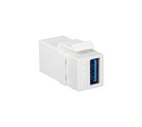 Module Keystone USB 3.0, blanc