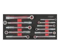 Module - KS TOOLS - 713.2011 - Module de clés à pipe débouchées - Clés 6 pans - 11 pièces