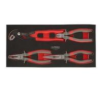 KS Tools Module de 4 pinces 713.4014 - Mousse imputrescible pour servantes et établis