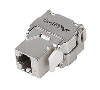 Module KSFA-2000 RJ45 trapèze argent cat : 6a sur câble, pressé -10-60°C LANBERG