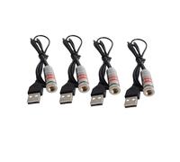 Module laser à ligne rouge Module laser industriel foyer réglable Longueur de ligne 39 ″ Diamètre du connecteur USB 12 mm(4point)