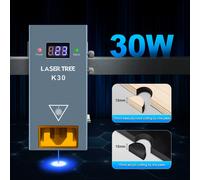 Module Laser arbre LASER 10W/20W/30W/40W, puissance optique avec tête Laser à assistance pneumatique, lumière bleue TTL pour graveur, outils de coupe du bois LT-K40-EU