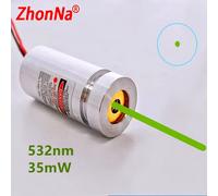 Module Laser vert 532nm 35mW 3-5V, Spot Laser en cuivre, lampe de positionnement d'irradiation, Diode Laser, accessoires de visée par émission de lumière Green 520nm 100mW