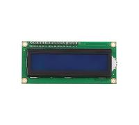 Module LCD 1602, Module LCD 1602, Affichage, avec Carte Adaptateur D'interface IIC/I2C - Écran Bleu, Installation Facile 3,3 V pour L'électronique DIY