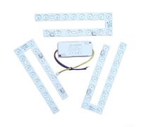 Module LED en forme de U de remplacement pour plafonnier 36 W | Aluminium robuste pour substrat, finition blanche, construction, fiabilité d'utilisation quotidienne