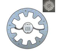 Module LED - Kit de transformation (intensité variable/non variable) pour plafonnier - Anneau lumineux - Plafonnier rond - Lampe tube (blanc chaud/lumière du jour) 24 W, blanc lumière du jour.