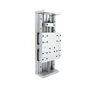Module linéaire axe Z, table coulissante HGR20, guide linéaire 1605 1610, vis à billes, convient for moteur pas à pas Nema23 Nema34 CNC(SFU1610,100mm)
