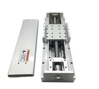Module linéaire de guidage entièrement fermé, largeur 165mm, Table coulissante CNC à vis billes SFU 2505 2510 2525 100-1000MM, avec couvercle anti-poussière(SFU2505-200MM Stroke)