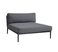 Cane-Line Module lit de jour Conic gris structure en aluminium