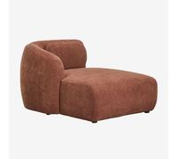 Module méridienne gauche pour canapé modulaire en chenille Coquette