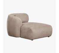Module méridienne gauche pour canapé modulaire en chenille Coquette