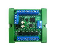 Module Modbus RTU DIN35, 12 V/24 V CC, 8-48 canaux, RS485, NPN/PNP, entrée/sortie, commande à distance, interrupteur, carte d'extension E/S for automate programmable.(8CH NPN with Box)