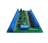 Module Modbus RTU DIN35, 12 V/24 V CC, 8-48 canaux, RS485, NPN/PNP, entrée/sortie, commande à distance, interrupteur, carte d'extension E/S for automate programmable.(24CH NPN only Board)