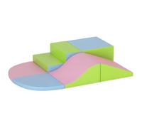 Module motricité bébé - HOMCOM - 4PCS - pour enfants d'âge préscolaire - en mousse EPE - multicolore