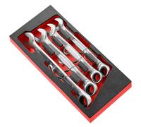 Module mousse 4 clés mixtes à cliquet de 21 à 27 mm SLS - FACOM - MODM.467J4SLS