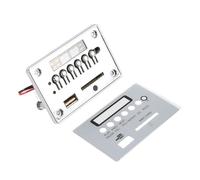 Module MP3 USB Bluetooth, DC12V Bluetooth Audio Décodeur Board Module Audio USB SD TF FM Radio Décodeur WMA/WAV / MP3 Sans Perte Radio avec Télécommande (Argent)