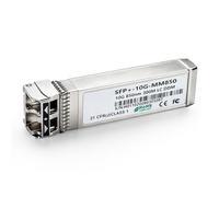 Module multimode SFP+ SR 10Gb 10GBase-SR LC avec puce Maxim 850 nm, jusqu'à 300 m, compatible avec Cisco SFP-10GSR, Meraki, Mikrotik S+85DLC03D, Ubiquiti UniFi, Netgear, Zyxel, D-Link, TP-Link