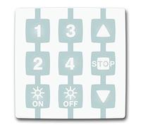 Module Nice pour commande de 4 automatismes Apre-Stop-Ferude en mode unique ou multigroupe et commande pour l'activation du capteur solaire code : WM004G