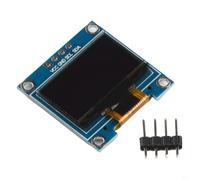 Module OLED 2,4 cm 128 x 64 pour interface Arduino IIC PCB avec large plage de tension d'entrée et communication I2C (blanc)