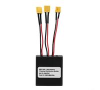 Module parallèle double batterie 12 V-100 V 5 A avec connecteur XT30U, boîtier en aluminium pour extension de batterie de vélo électrique, commutateur automatique pour deux systèmes de batterie dans