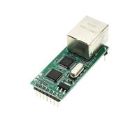 Module PCB de transmission transparent, liaison Ethernet d ' équipement série avec broches TTL 3, 3 V, connexion RJ45 10 / 100 M pour les tâches d ' enregistrement de données, carte Ethernet intégrée