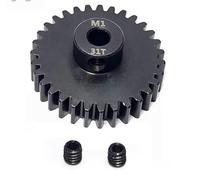 Module Pignon, Engrenage moteur, 1 Module 11T ~ 34T 19 Dents Pignon Moteur Engrenage 1M 17 Dents Trou Intérieur 5mm Engrenage Droit Pas à Pas Arbre 5mm Engrenage Moteur Conique